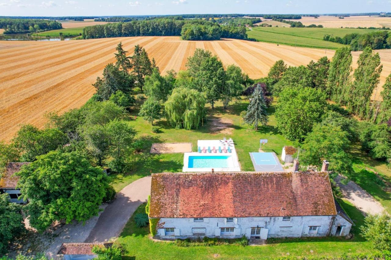 Crazy Villa Etisseaux 45 - Heated Pool - Volley Court - 1H30 Paris - 45P Saint-Maurice-sur-Aveyron Dış mekan fotoğraf