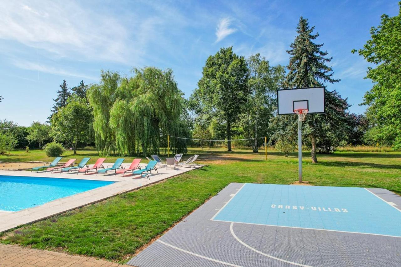 Crazy Villa Etisseaux 45 - Heated Pool - Volley Court - 1H30 Paris - 45P Saint-Maurice-sur-Aveyron Dış mekan fotoğraf